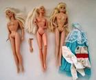 Vintage Barbie Doll Lot For Repair Crafts Talking Barbie?