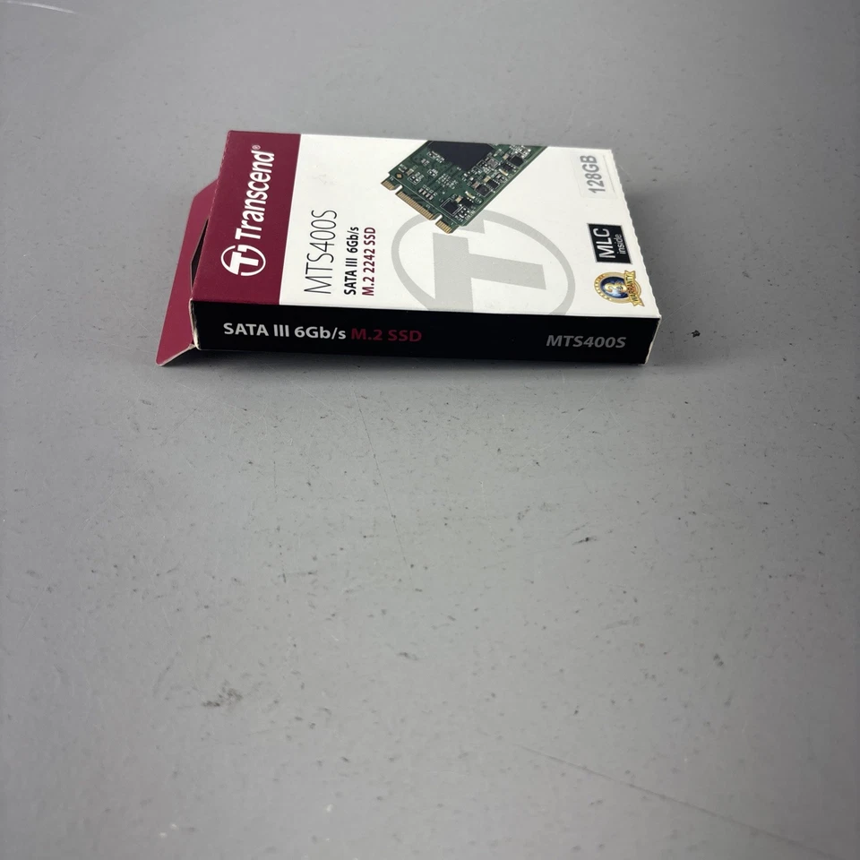 128GB Transcend M.2 NGFF 2242 42mm SATA III 6Gbps SSD MTS400 MLC Flash 560MB/sec - Image 4 of 4