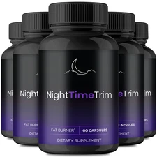 (5 Pack) Night Time Trim Keto Capsules, NightTimeTrim Advanced Weight Loss Pills