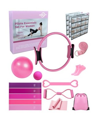 KABCON Pilates Equipment Essentials Set for Women at Home with Complete User ...