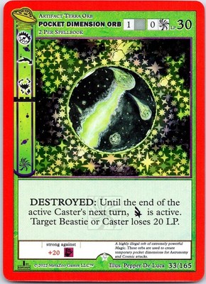 Pocket Dimension Orb - 033/165 - Holo - LP - UFO First Edition