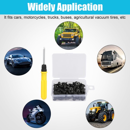 Heavy Duty Tire Repair Nails 60PCS Air Tight Seal For All Tubeless Tires w/tool - Picture 11 of 16