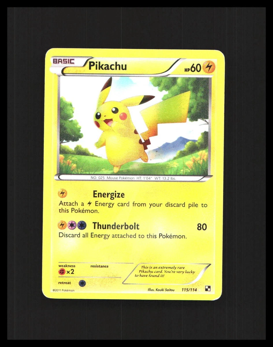 Pikachu Pokémon TCG Secret Rare Individual Collectible Card Game