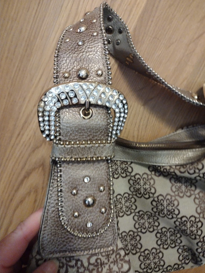 Cartera vintage Kathy Van Zeeland con hebillas dobles Foto 3 de 4