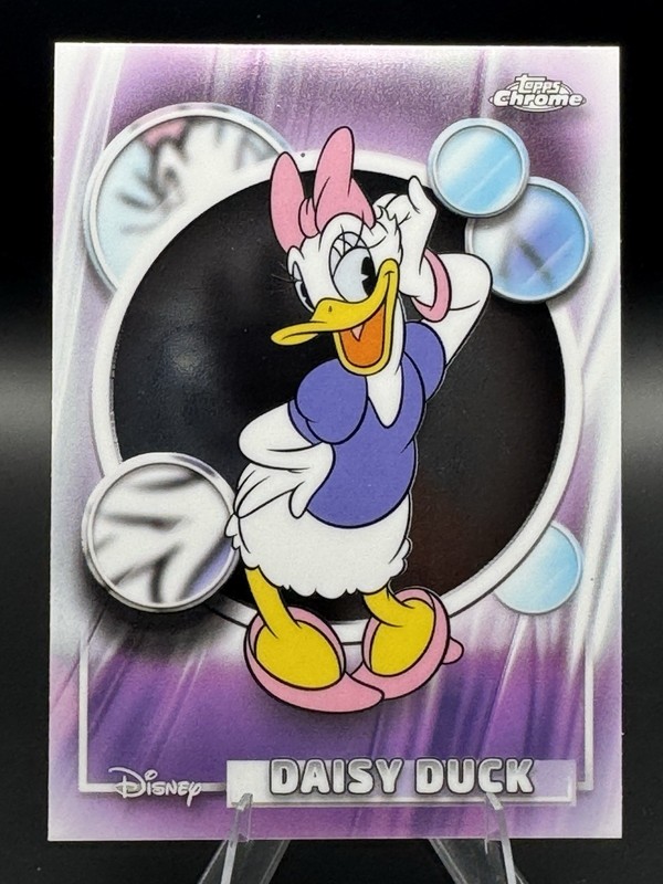 2026 Topps Chrome Disney Daisy Duck Chrome #54