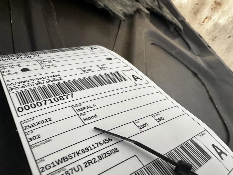 (SOLO RECOGIDA LOCAL) Capucha VIN con 4º Dígito Limitado Se Adapta 06-16 IMPALA 2062514 Foto 2 de 2