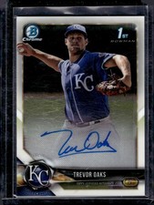 2018 Bowman Chrome #BCPA-TO Trevor Oaks Prospects Autographs