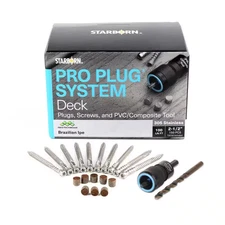 #10 X 2-1/2 In. Stainless Steel Star Drive Flat Undercut Composite Pro Plug Syst