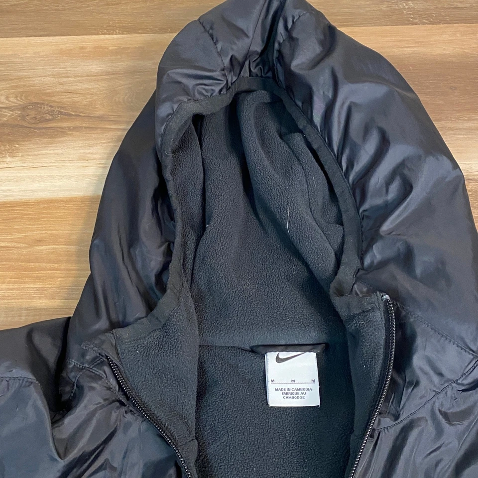 Chaqueta Nike Therma Park Para Hombre Mediana Con Capucha Cremallera Completa Ligera Forrada de Vellón Foto 3 de 4