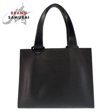 Excellent Condition LOUIS VUITTON Epi Jemo Noir Black Leather M52452 Tote Bag Sh