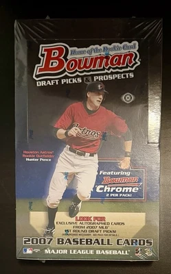 2007 Bowman Chrome Draft Picks & Prospects Sealed Hobby Box Possible Kershaw