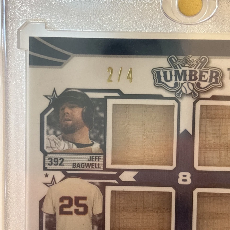 2024 LEAF LUMBER 1994 NL MVP VOTES 8 BATS BAGWELL MADDUX PIAZZA GWYNN BONDS 2/4 - Image 3 of 4