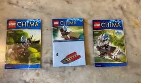 LEGO Legends of Chima Lot  (30254, 30252, & 30251) - 100% Complete with Manuals
