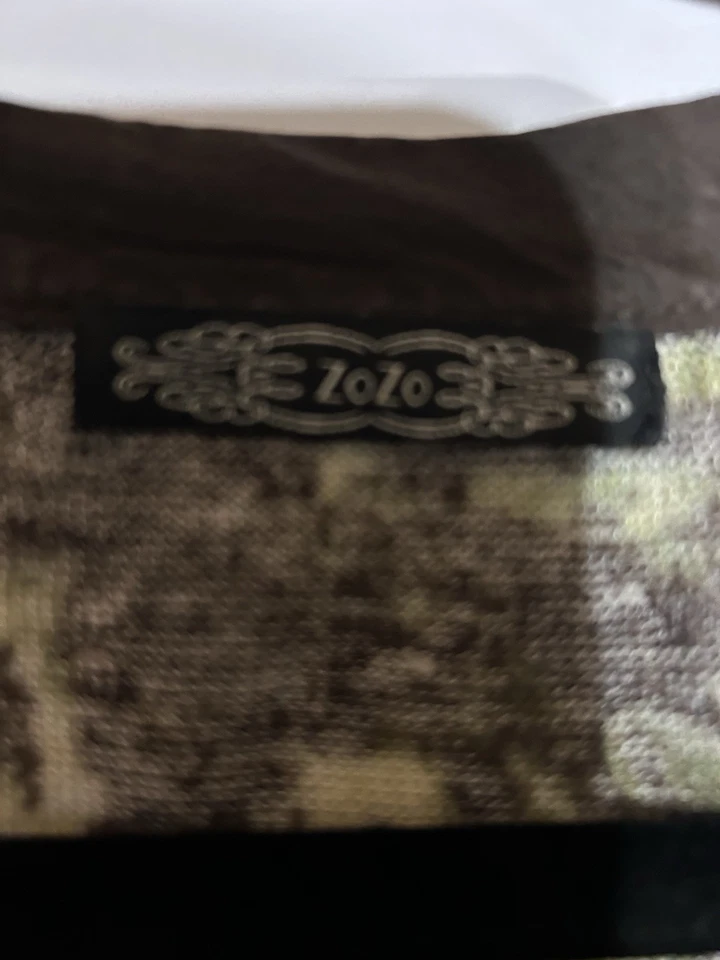 Cárdigan Zo Para Mujer Talla 2X Suéter Botón Frontal Mezcla de Lino Mangas con Pestaña Enrollable Foto 3 de 4