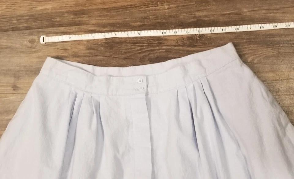 Vtg Womens French Navy Skirt Sz 18W Blue Button Down Cottagecore Grandma 90s - Image 2 of 4