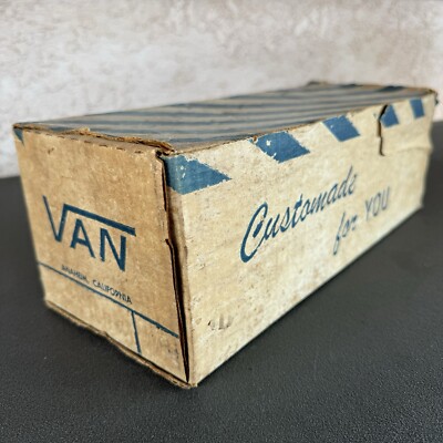 Vintage 1970's/60's Vans Van Doren Original Shoes With Box Rare | eBay