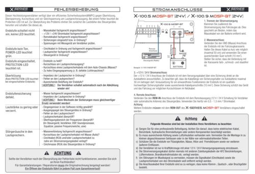 Audio System X-100.9 MDSP-BT 9-Kanal Verstärker mit 13-Kanal DSP und Bluetooth - Bild 8 von 10