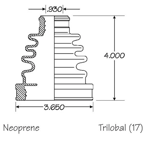 Juego de 4 Kit de arranque de eje CV interior exterior para Toyota Camry 2007-2011 4 cilindros NA Foto 4 de 4