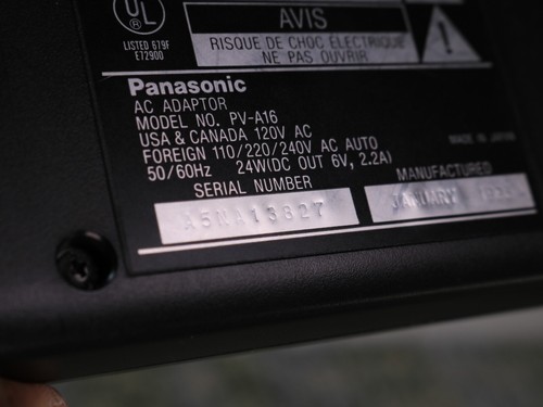 Panasonic PV-IQ205D-K Palmcorder IQ VHS-C Camcorder mit Ladegerät, schaltet sich ein!! 1995 - Bild 13 von 24