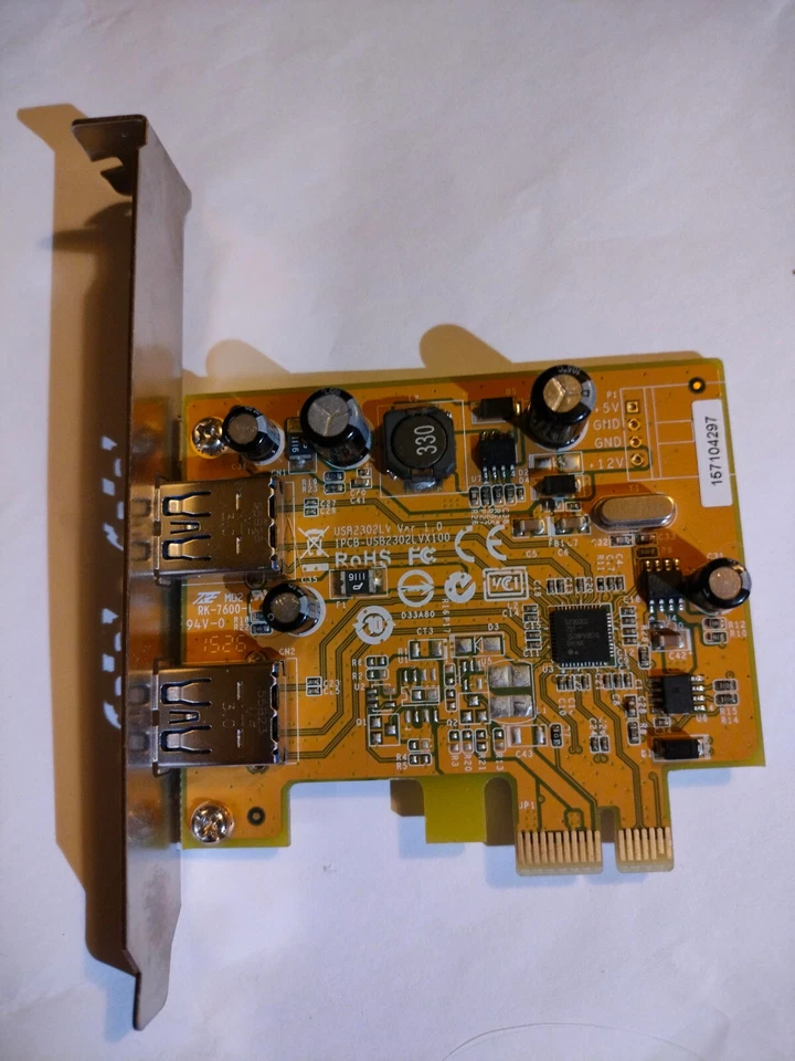 New USB 3.0 Dual ports PCI Express Host Controller branded SUNIX - Image 2 of 3
