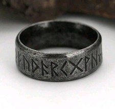Vintage Viking Rune Symbol Elder Furthark Rune Ring