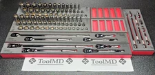 Snap-on Tools NEW 12-POINT RED 101pc 3/8" Drive General Service Set 2101GSS01FR