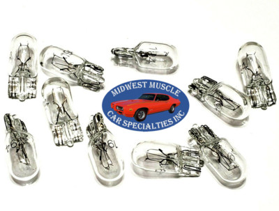  # 194 Bulb Dash Idiot Light Turn Signal Lamp Socket Gauge Cluster GM 10pcs VH