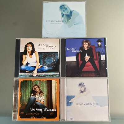 Lee Ann Womack 5 LOT- I Hope You Dance IMPORT & CD, Greatest Hits, Some Things+