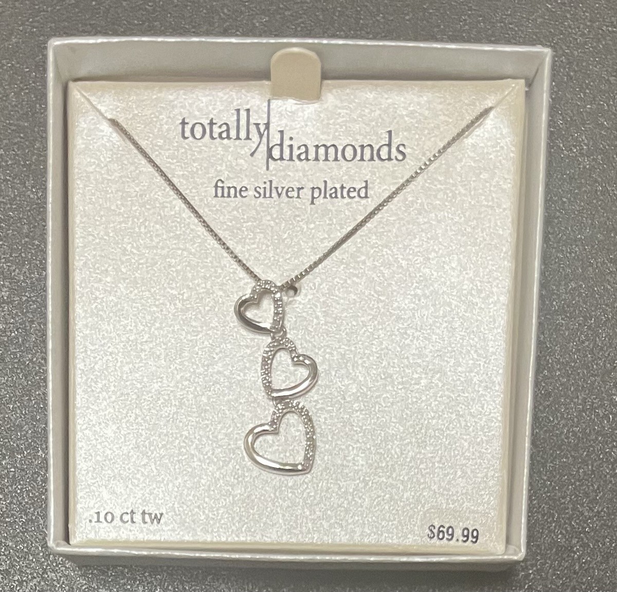 Diamond Necklaces Zales Heart Necklace 1/10 Diamond Heart Necklace