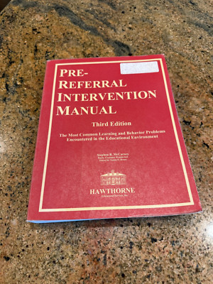 Pre Referral Intervention Manual 3rd Edition, Stephen Mccarney Paperback