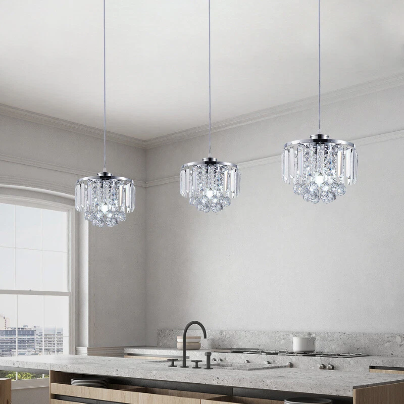Dining Room Pendant Lighting Silver Bar Pendant Light Home Kitchen Ceiling Light