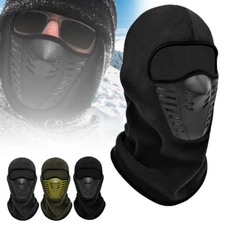 Winter Thermal Balaclava Full Face Mask Fleece Windproof Mask Hood for Men Women