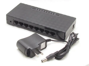Nouveaux 10/100 Mbps 8 Ports Ethernet rapide LAN Bureau RJ45 Hub de commutation réseau