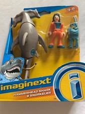 Imaginext Pirates Hammerhead Shark Series Snorkeler Figure Set 2019 New
