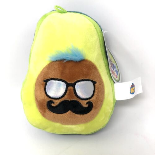 Funky Avocado Comfort Food Plush Sunglasses Mustache 7” New - Picture 1 of 4