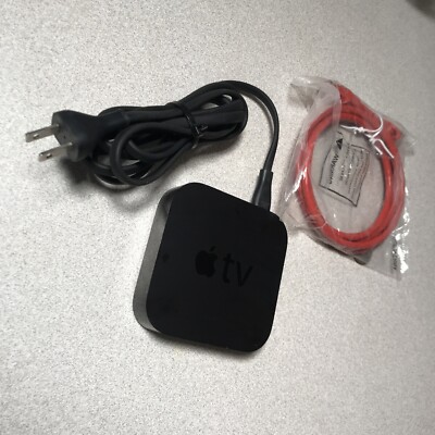 Apple TV (3rd Generation) HD Media Streamer - A1469 Bundle-Fully Functional #474