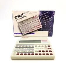 Berlitz EuroTraveller Interpreter PH510 Selectronics 1990 TESTED New Batteries 