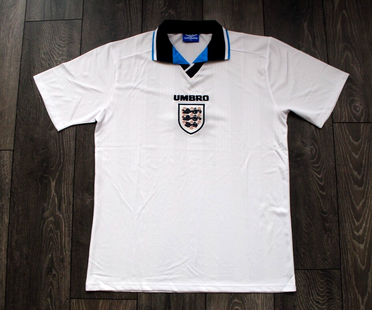 ENGLAND NATIONAL TEAM 1996 HOME SHIRT JERSEY EURO 96 RETRO