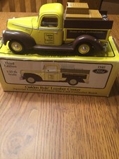 1940 Ford Pickup Bank 1/25 Scale Diecast Golden Rule Lumber By Liberty Classics