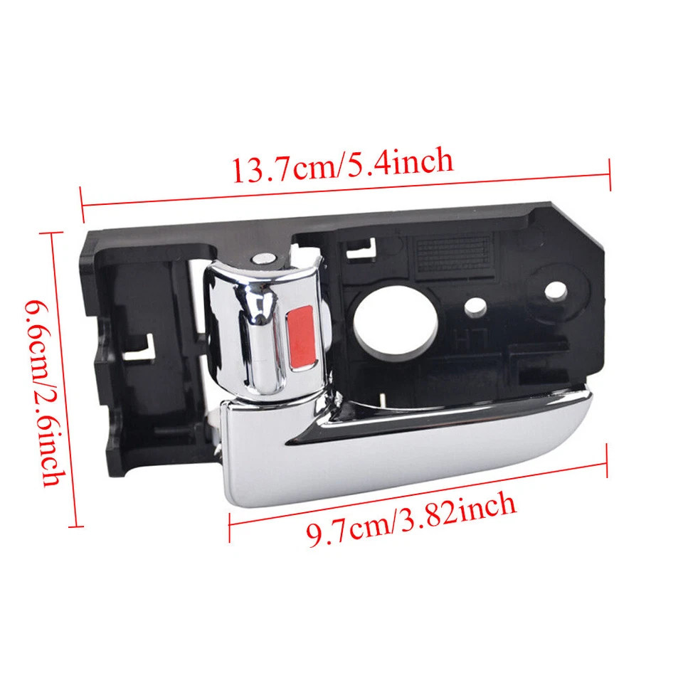 Manija de puerta interior de coche lado izquierdo/derecho para Kia Cerato Spectra 2004-2019 1 pieza Foto 4 de 4