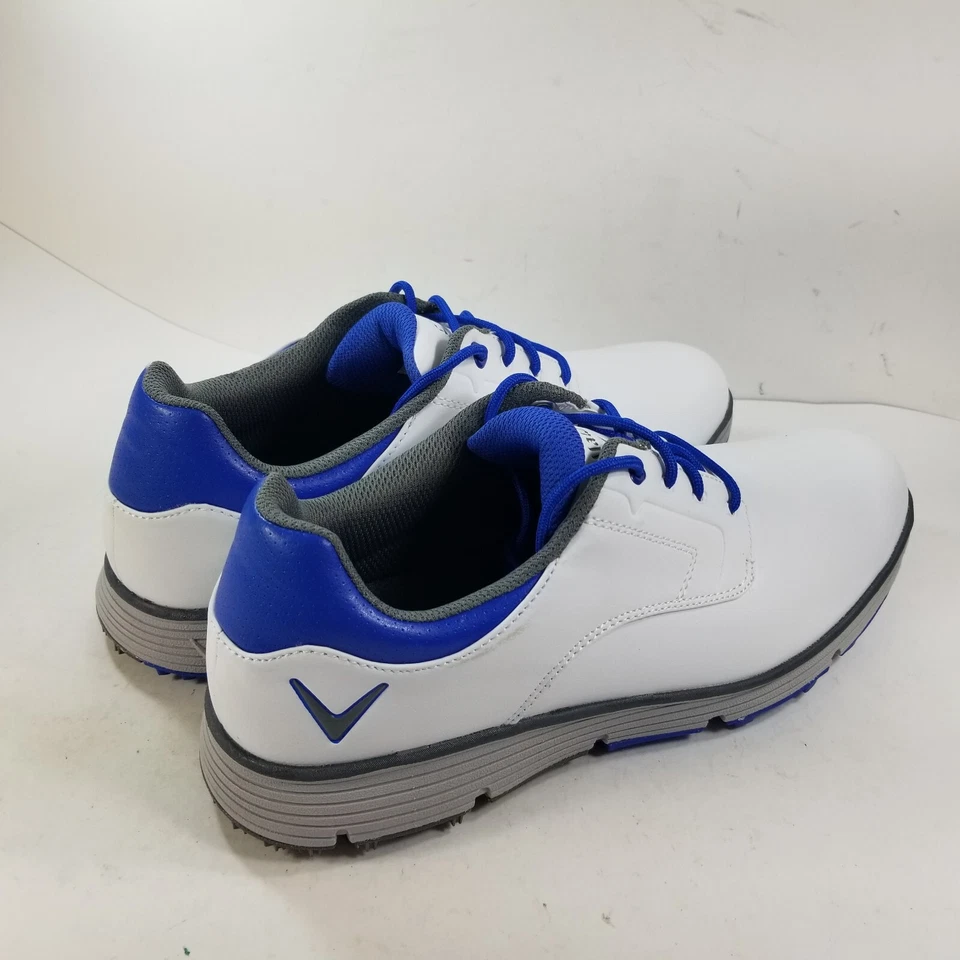 Zapatos de golf Callaway La Jolla LTD blancos picos para hombre 10,5, CG205WB Foto 4 de 4