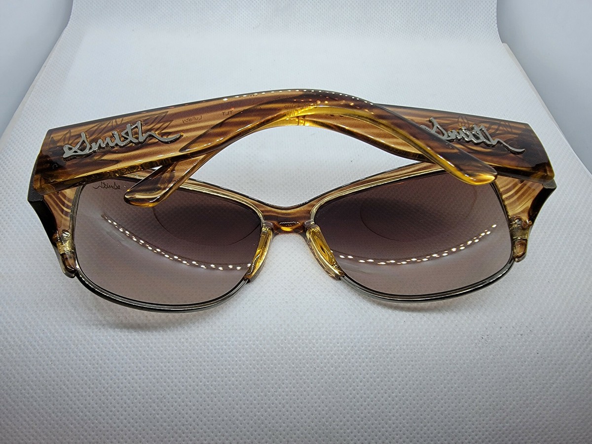 Smith Lullaby Oversized Sunglasses SMITH Optics LULLABY Brown Stripe Frame TLT Brown Gradient  main image 2