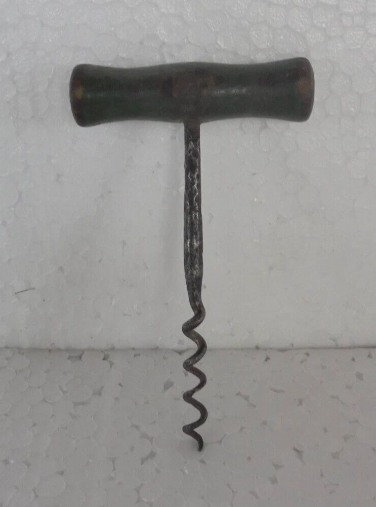 vecchio cavatappi da parete in ferro a cremagliera - Arte