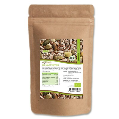 Mynatura Bio Salat-Topping 500g I Salat Kerne Mischung Snack Omelette
