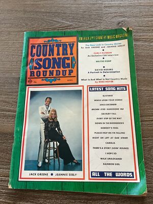 Country Song Roundup Magazine April 1970 Jack Greene Jeannie Seely Red Sovine