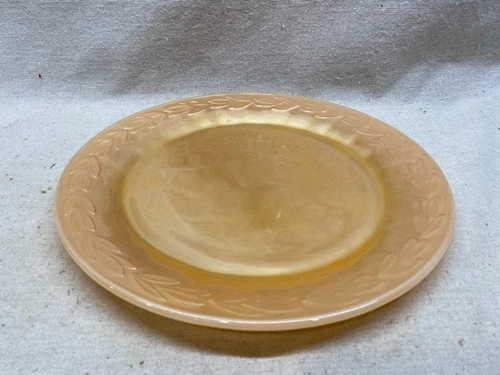 Anchor Hocking Fire King Peach Lustre Laurel Serving Platter 11” Service Plate