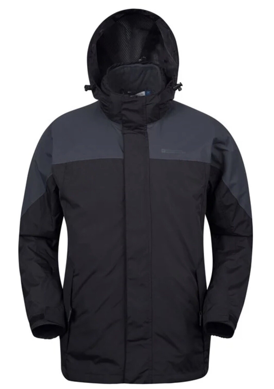 Mountain Warehouse Storm II Mens 3 in 1 Waterproof Jacket Size S/P Grey image 3