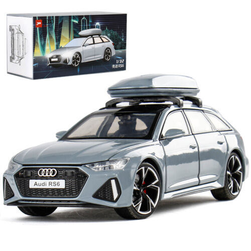 1/32 Audi RS6 Wagon Modellauto Metall Spielzeug fur Kinder Jungen Geschenk Grau - Bild 1 von 9