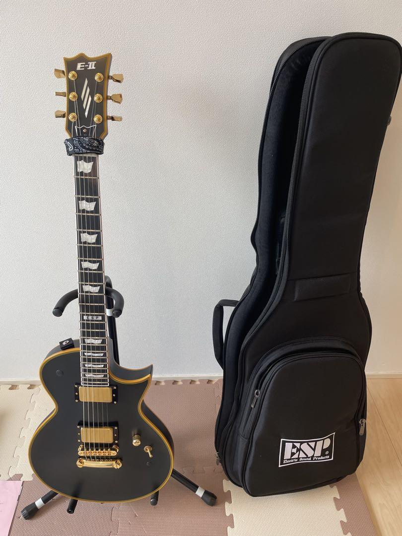 ESP E-Ⅱ　EC DB (VBK) 自宅使用のみ　美品 ESP E-Ⅱ EC-DB VBK Electric Guitar W/Gig Bag Used Product