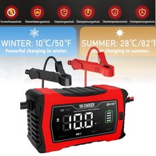 Intelligentes Batterieladegerät Auto Starthilfe Akku Ladegerät PKW KFZ 12V/24V